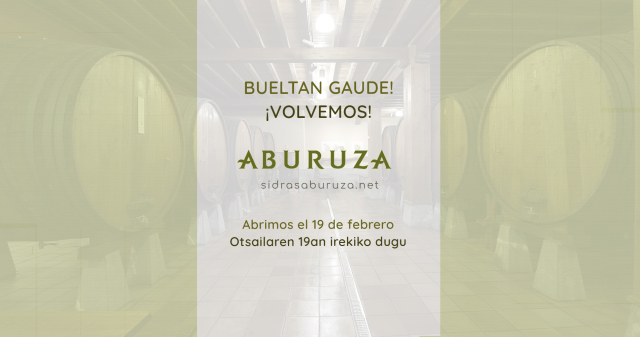 Sidras Aburuza abre el 19 de febrero